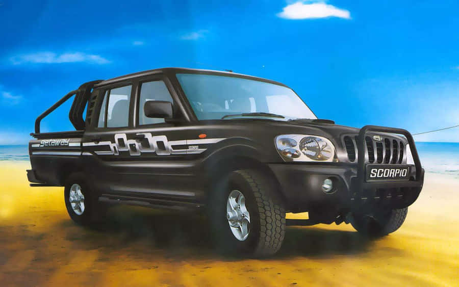 Mahindra Suv In The Scenic Wilderness Wallpaper