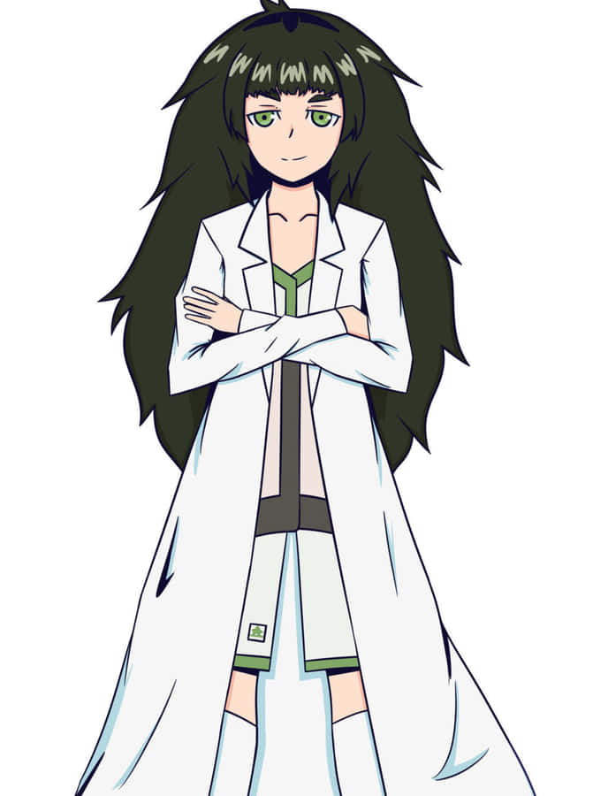 Maho Hiyajo Striking A Confident Pose Wallpaper