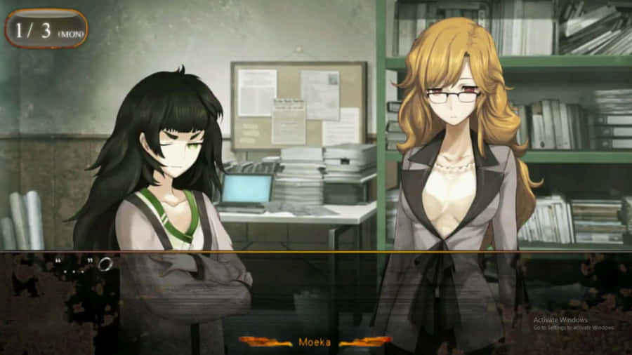 Maho Hiyajo Striking A Pose In A Captivating Wallpaper Wallpaper