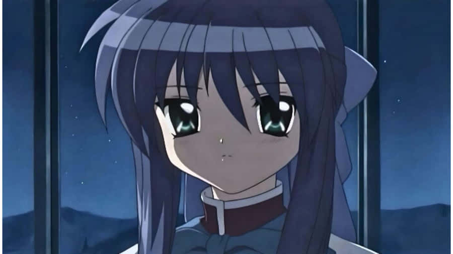 Mai Kawasumi Wielding Her Sword, Ready For Battle. Wallpaper