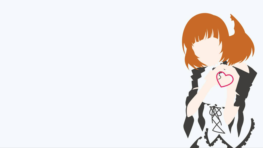 Maid Sama Honoka Minimalist Art Wallpaper