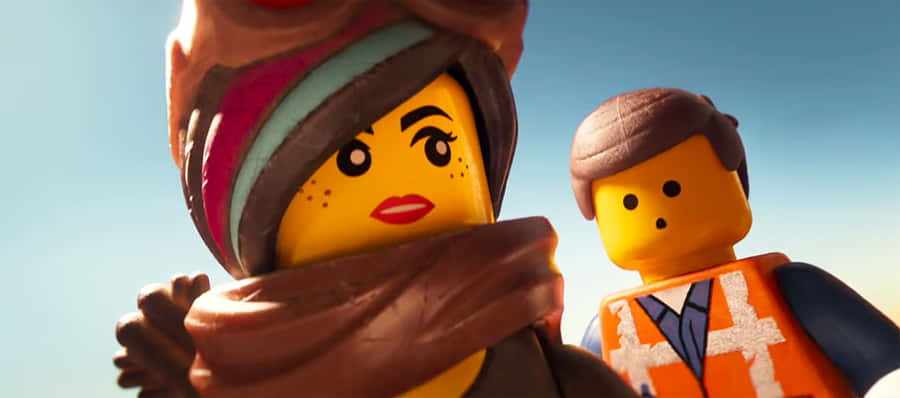 Main Characters From The Lego Movie 2: The Second Part In Action Wallpaper