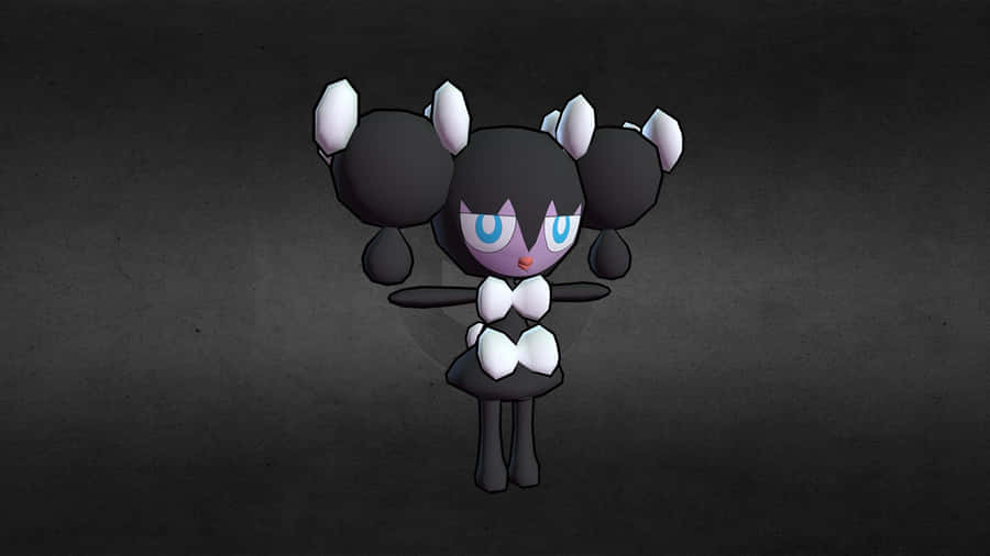 Majestic 3d Gothorita T-posing In Action Wallpaper