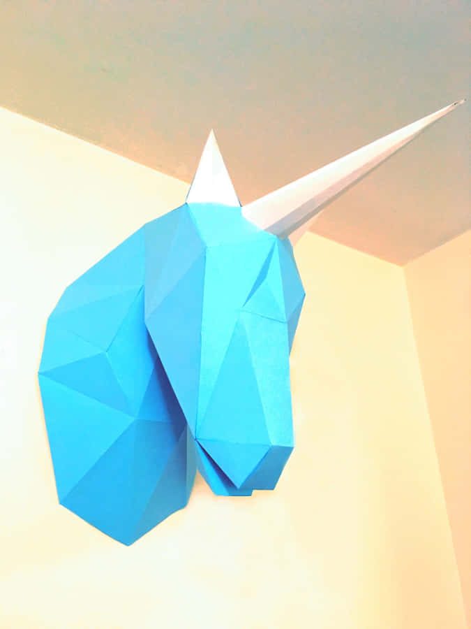 Majestic 3d Unicorn In A Magical Forest Wallpaper