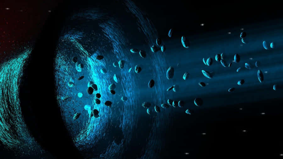 Majestic Asteroid Approaching Earth Wallpaper