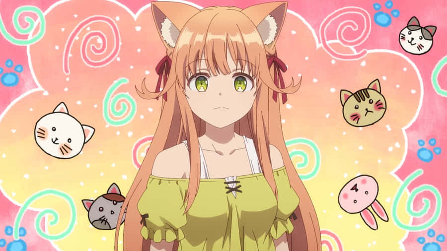 Majestic Beast Tamer Commanding A Mythical Creature Wallpaper