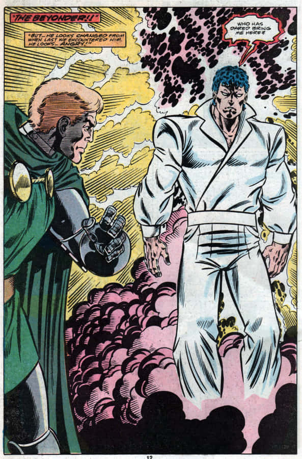 Majestic Beyonder Unleashing Cosmic Power Wallpaper
