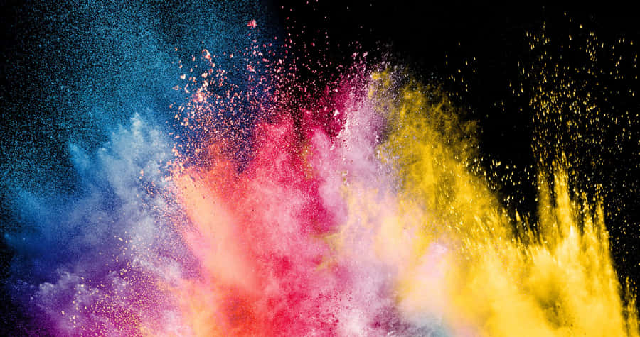 Majestic Blue Mountaintops Shrouded In Night. Wallpaper