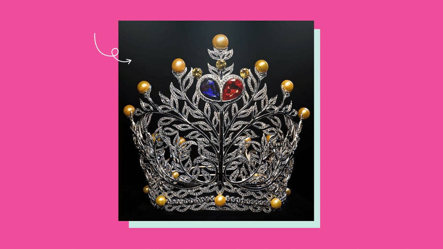 Majestic Filipina Miss Universe Crown Wallpaper