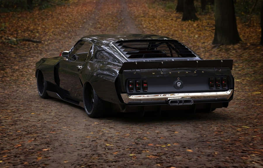 Majestic Ford Mustang Boss 302 In Stunning Sunset Wallpaper