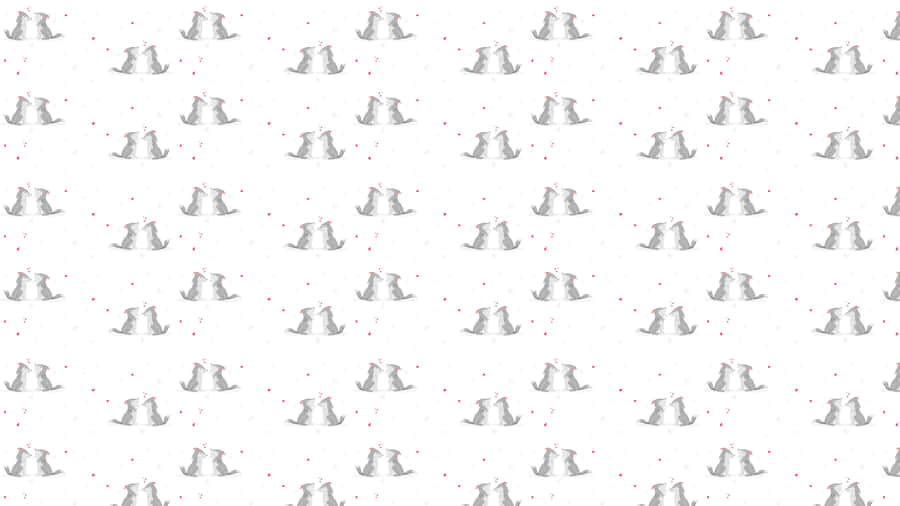 Majestic Geometric Wolf Pattern Wallpaper