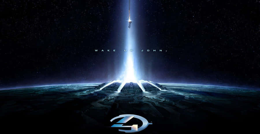 Majestic Halo Ring In A Cosmic Sky Wallpaper