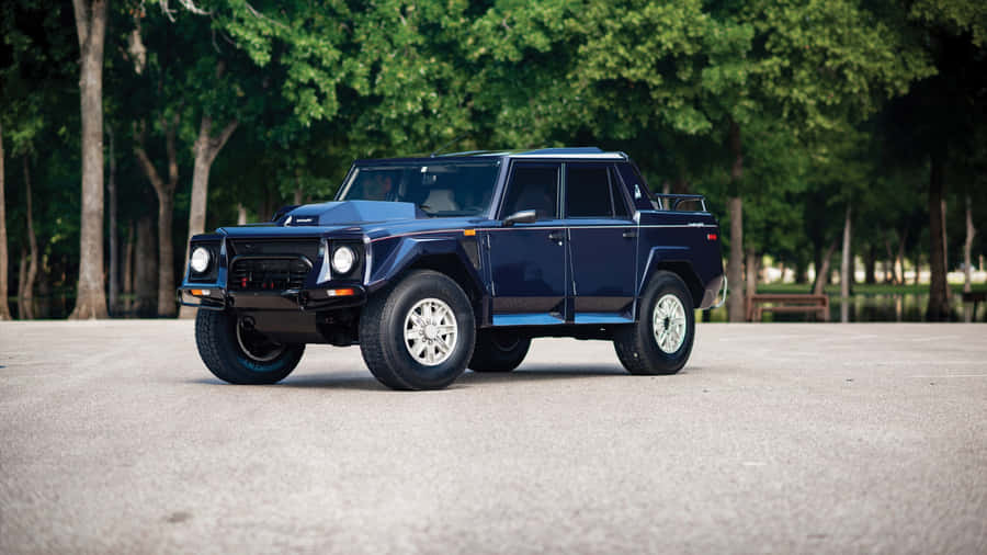 Majestic Lamborghini Lm002 Off-road Supercar Wallpaper