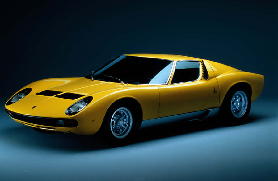 Majestic Lamborghini Miura In Its Full Glory Wallpaper
