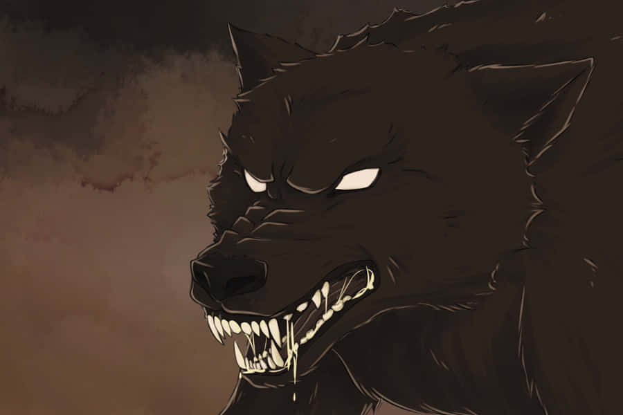 Majestic Lone Wolf In The Wilderness Wallpaper