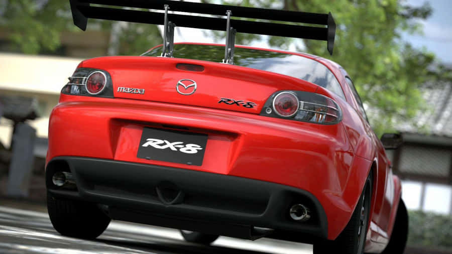 Majestic Mazda Rx-8 Sports Car Wallpaper