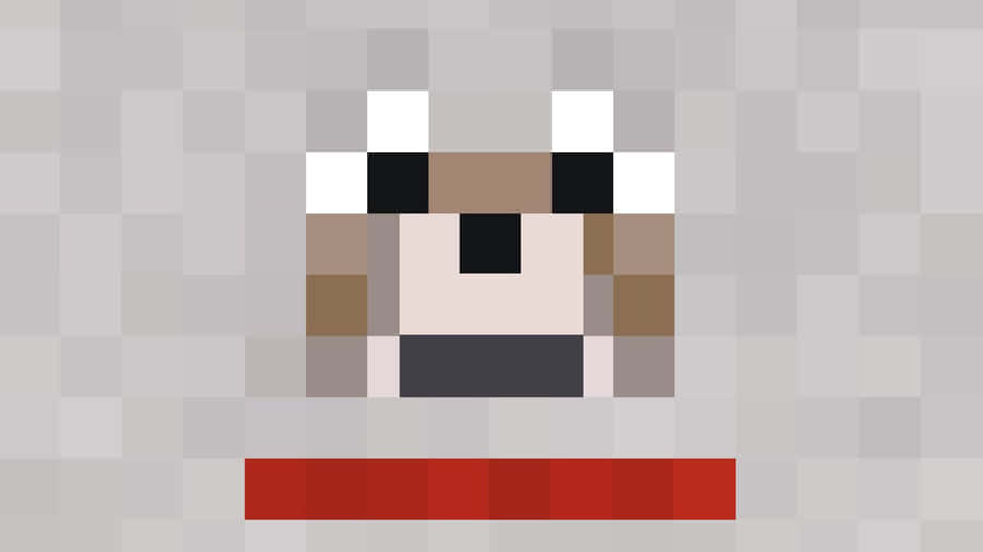 Majestic Minecraft Wolf In The Wild Wallpaper