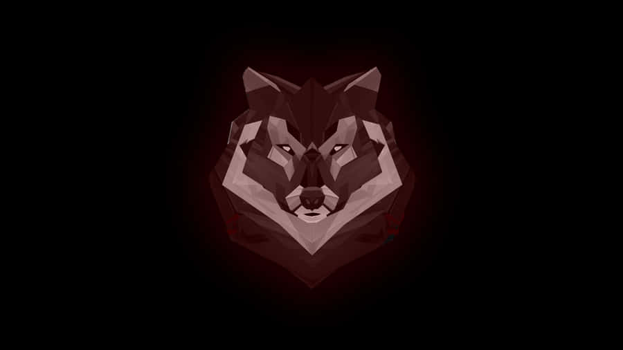 Majestic Minimalist Wolf Wallpaper