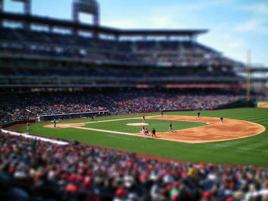 Majestic Moment In Baseball Wallpaper