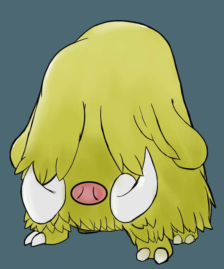 Majestic Piloswine In A Frosty Landscape Wallpaper