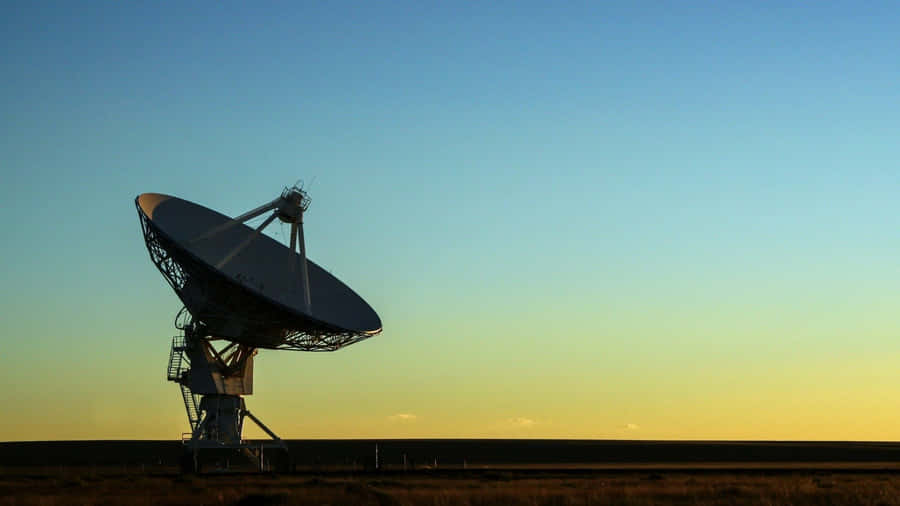 Majestic Radio Telescope Scanning The Skies Wallpaper