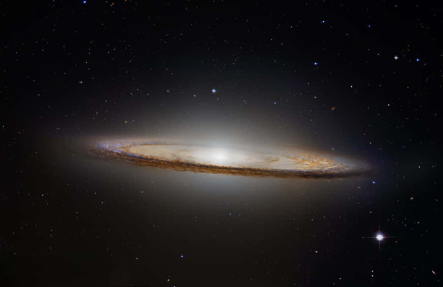 Majestic Sombrero Galaxy In High Resolution Wallpaper