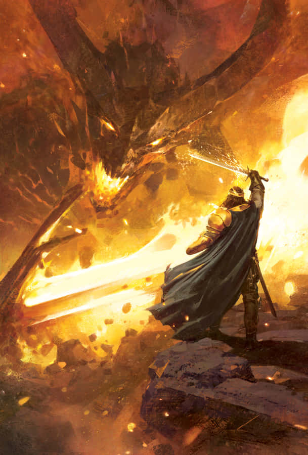 Majestic Surtur In Fiery Splendor Wallpaper