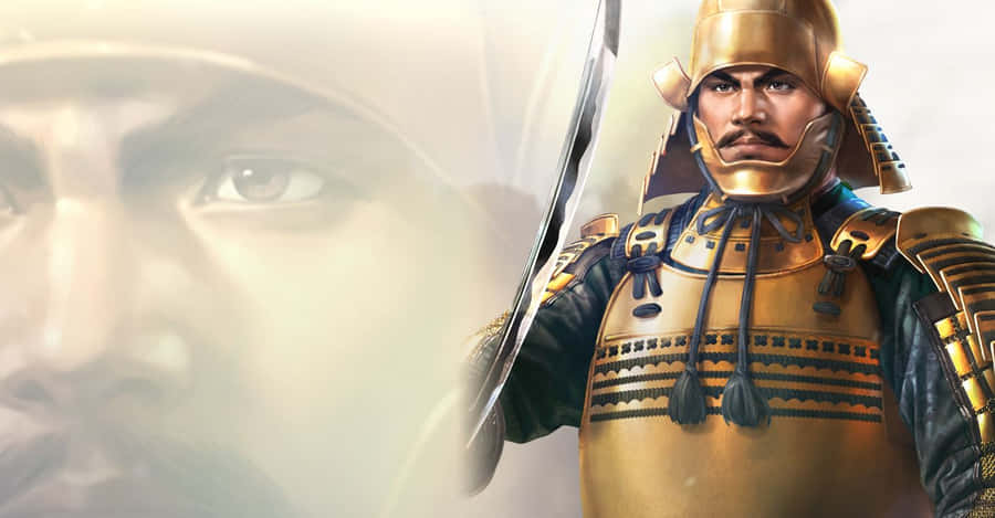 Majestic Tokugawa Castle Amidst A Serene Landscape Wallpaper