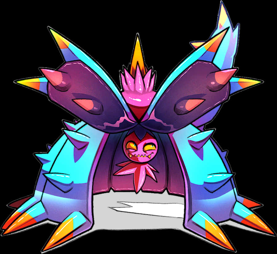 Majestic Toxapex In Its Full Glory Wallpaper