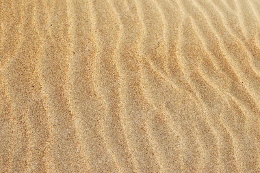 Majestic View Of A Sandy Beach At Twilight Wallpaper