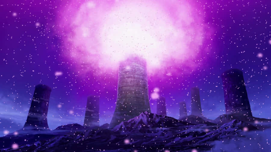 Majestic View Of Drum Island At Sunset Wallpaper