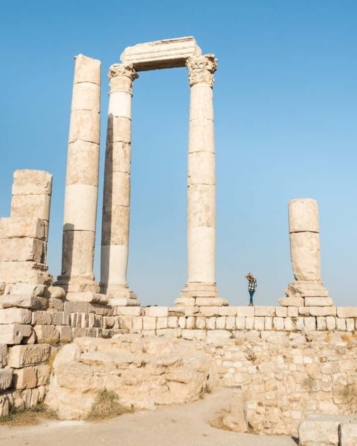 Majestic View Of The Citadel Fortress Wallpaper