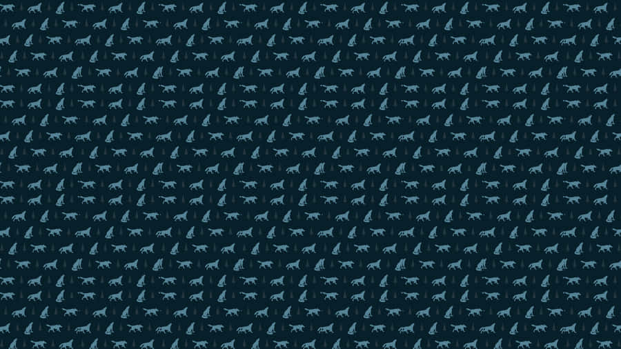 Majestic Wolf Pattern Wallpaper Wallpaper