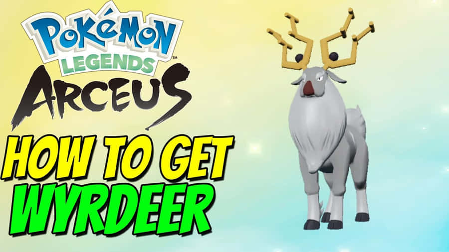 Majestic Wyrdeer In A Stunning Environment Wallpaper