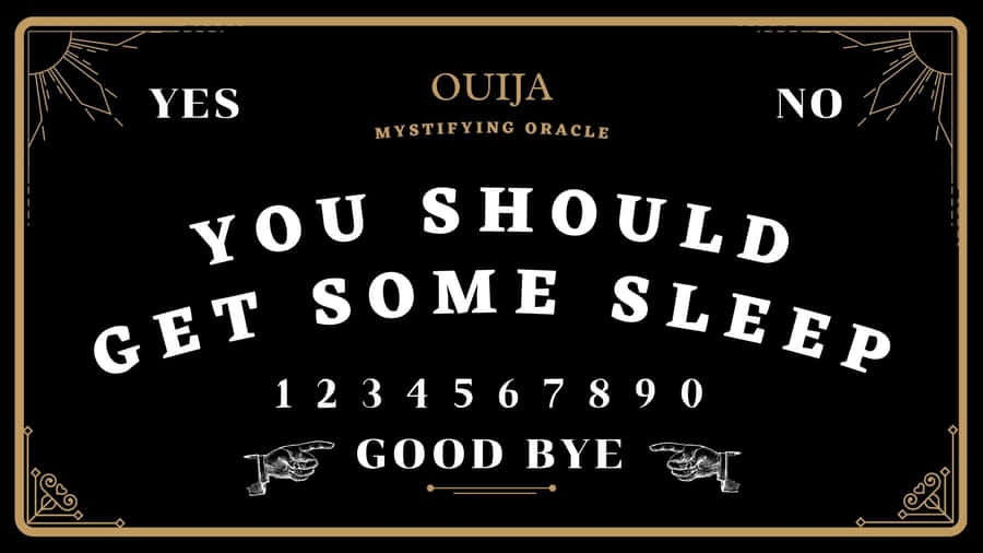 Make Contact With The Spirit World With This Ouija Board Wallpaper