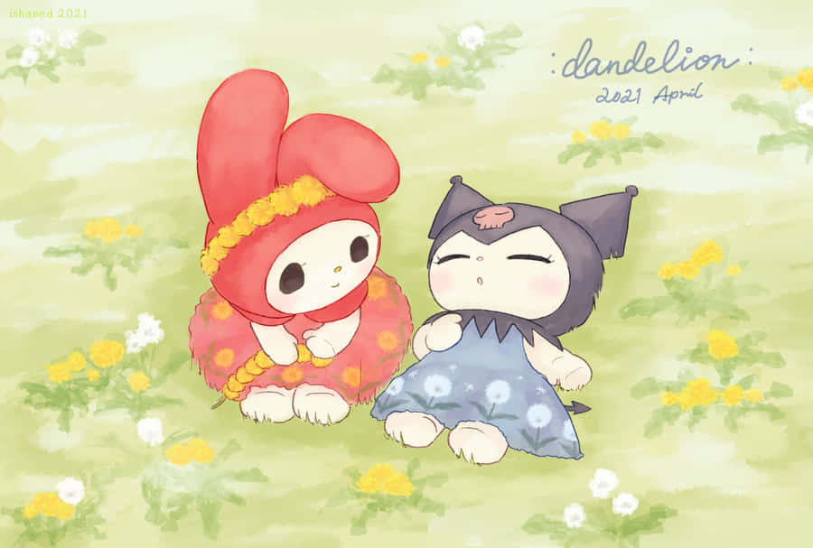 Make Work A Little Sweeter With This My Melody Laptop Wallpaper