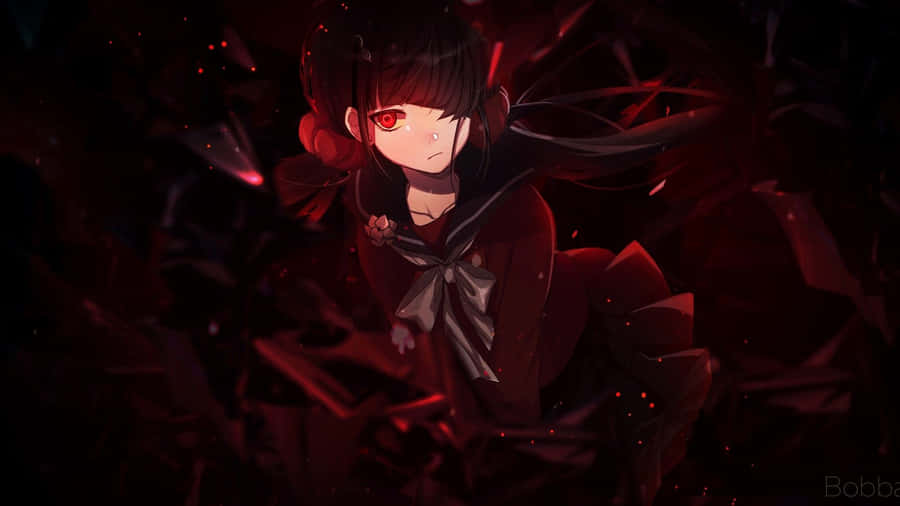 Maki Harukawa Shadowed Danganronpa Pfp Wallpaper
