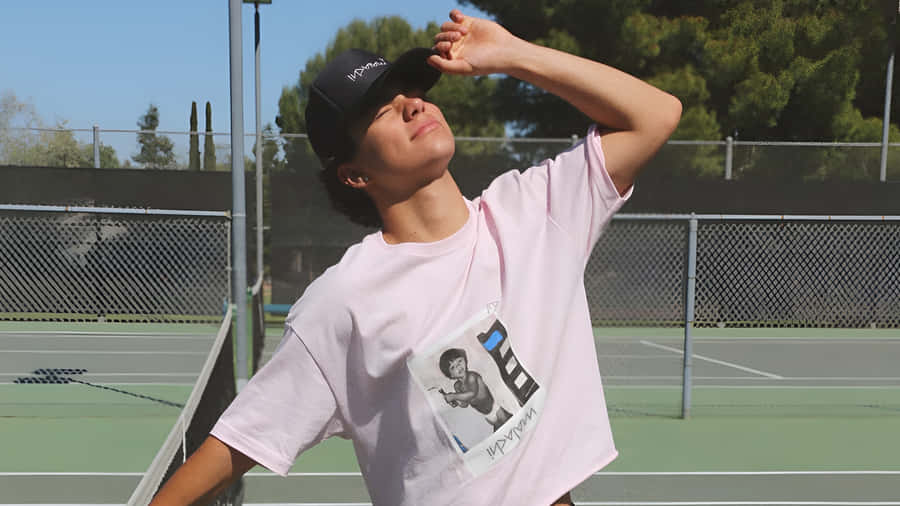 Malachi Barton Playing Tennis Wallpaper