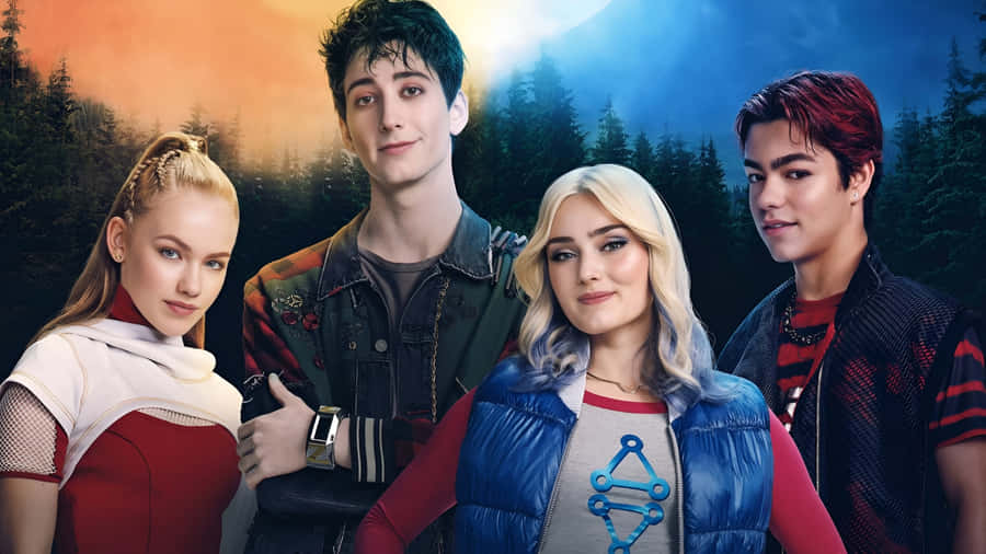 Malachi Barton With Co Stars Wallpaper