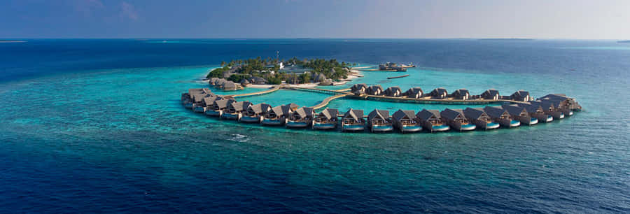 Maldives Island 1170 X 398 Wallpaper Wallpaper