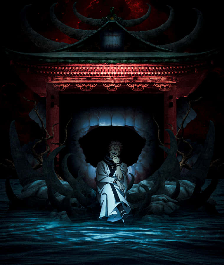 Malevolent Man Resting Chin [wallpaper] Wallpaper