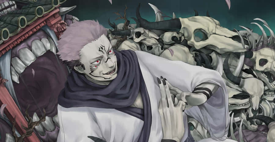 Malevolent Man Smirking [wallpaper] Wallpaper