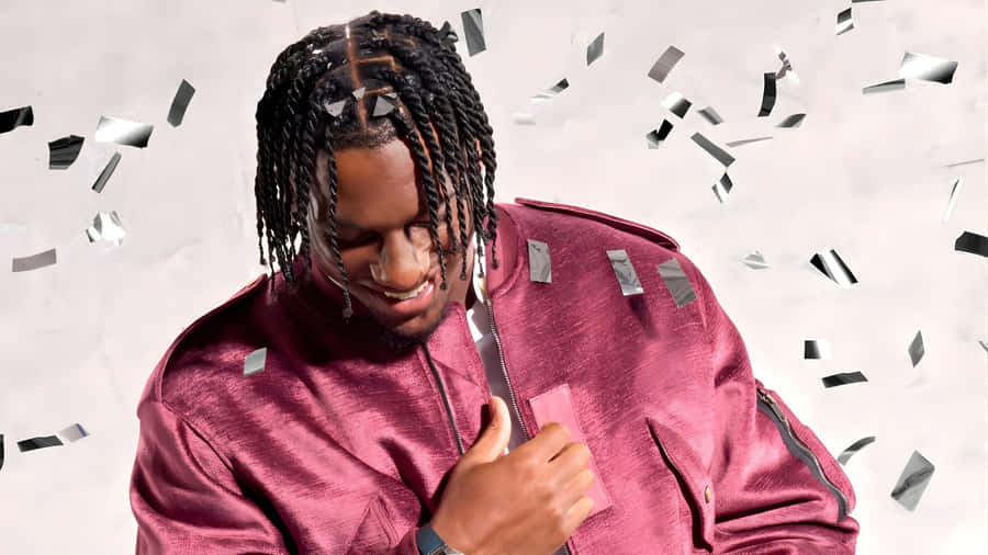 Malik Nabers Celebration Wallpaper