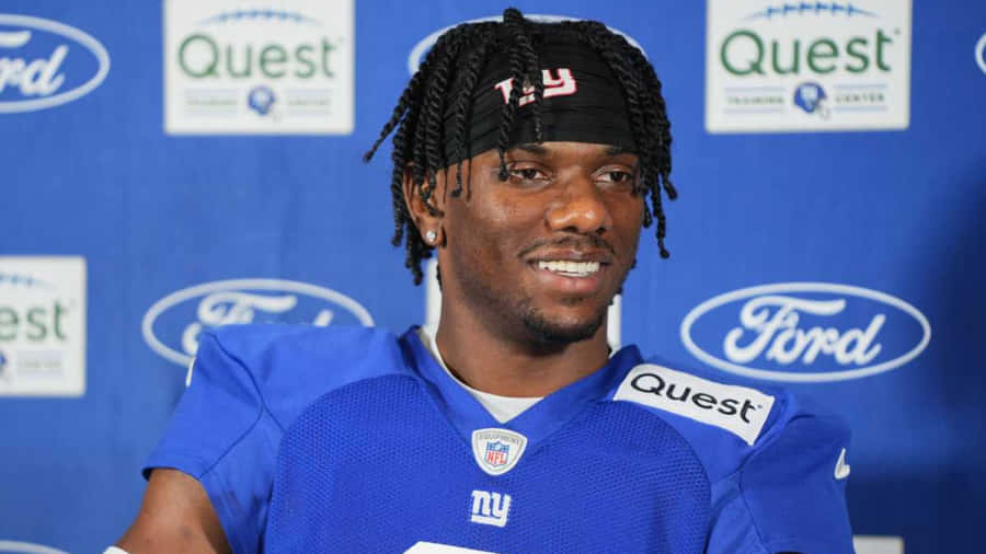Malik Nabers Giants Press Conference Wallpaper
