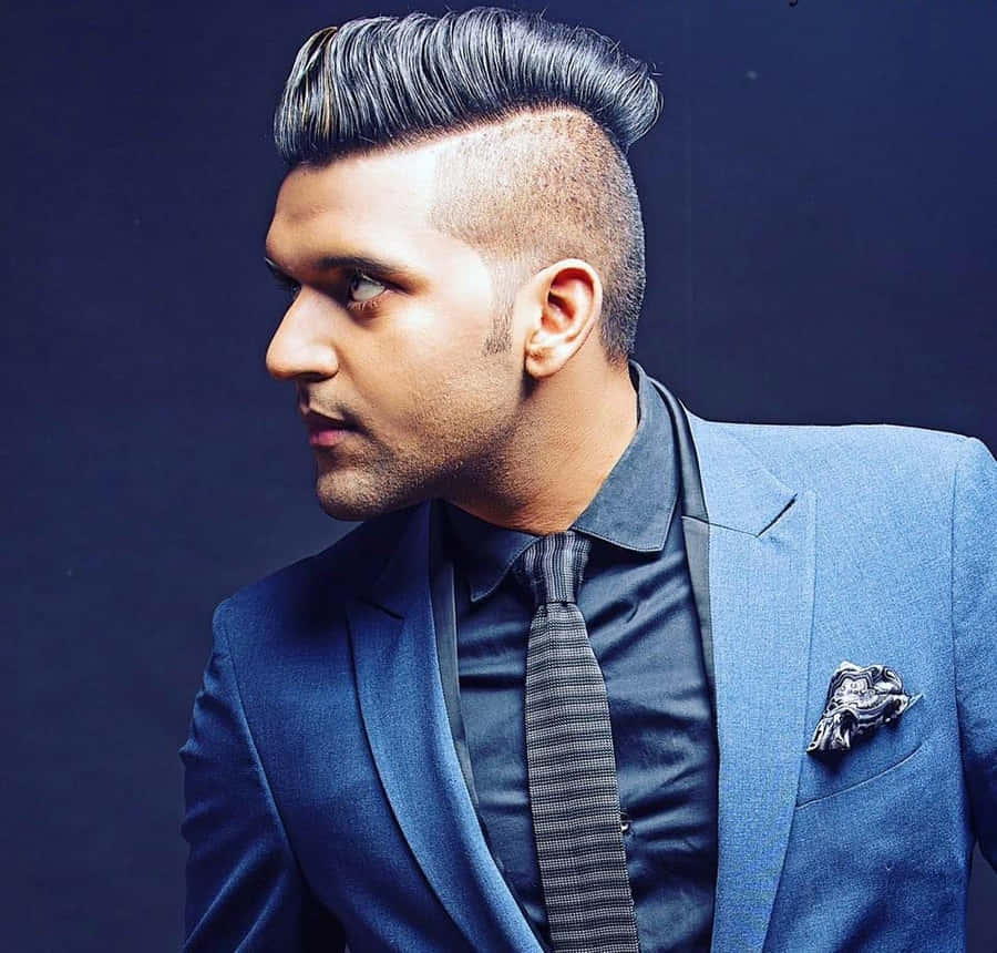 Man In A Suit With Amazing Cutting Style For Hair Wallpaper