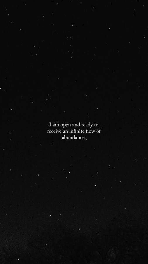 Manifest Infinite Abundance Wallpaper