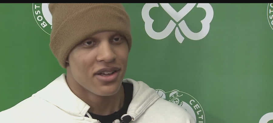 Manin Beanieat Celtics Event Wallpaper