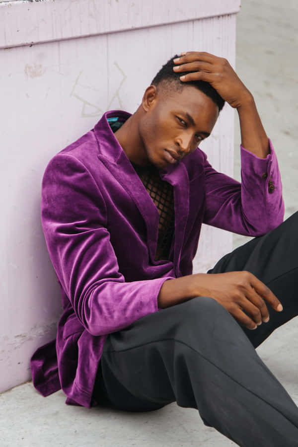 Manin Purple Velvet Jacket Wallpaper