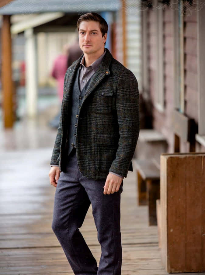 Manin Tweed Jacket Outdoors Wallpaper