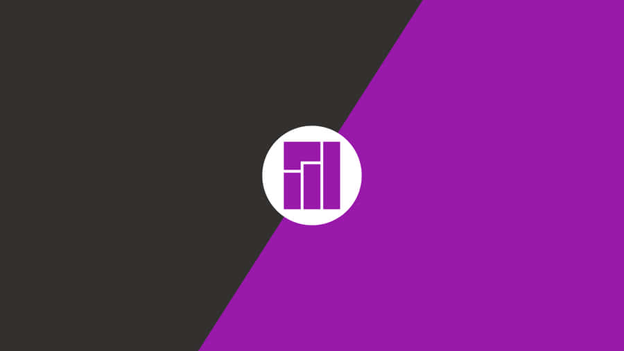 Manjaro Logo On Purple And Black Wallpaper